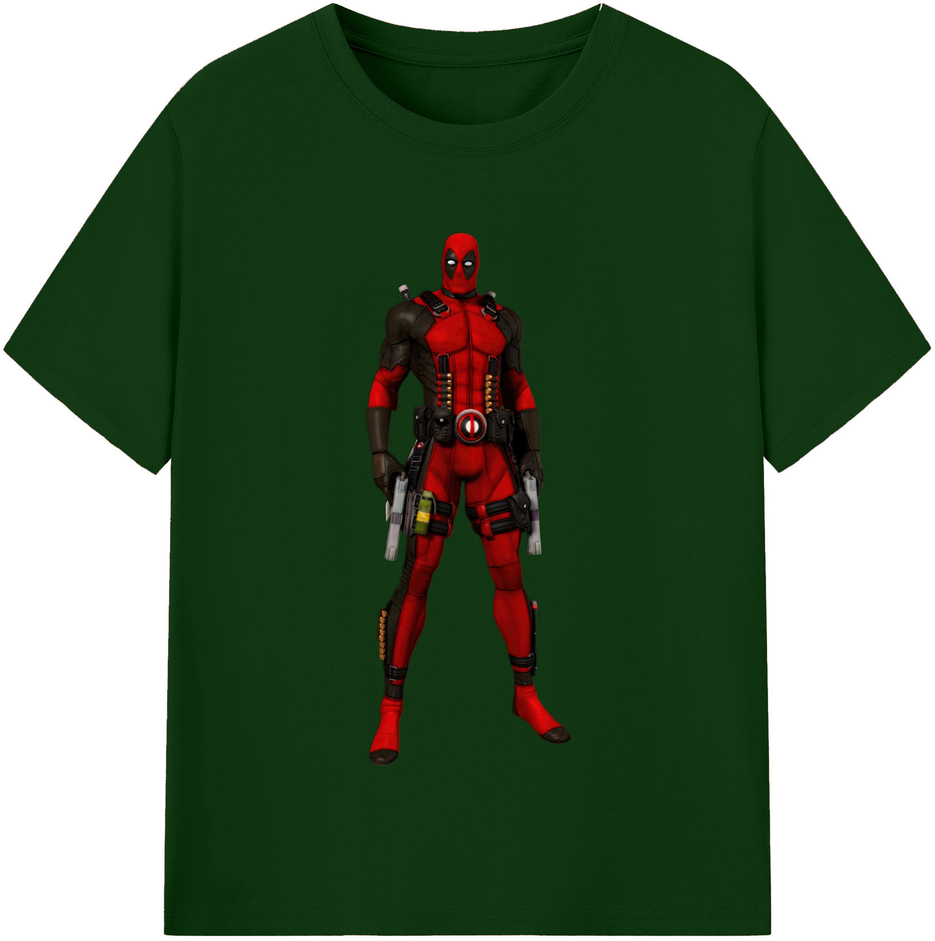 （画像用） Deadpool デッドプール 綿100％半袖Tシャツ（フロントプリント）